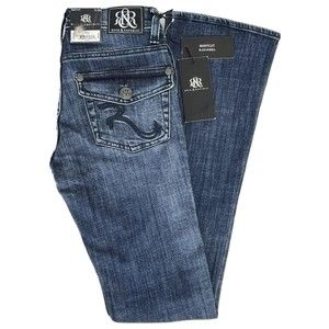 Rock & Republic Jeans Women's Bootcut KASANDRA Blue Denim Size 0 New With Tag